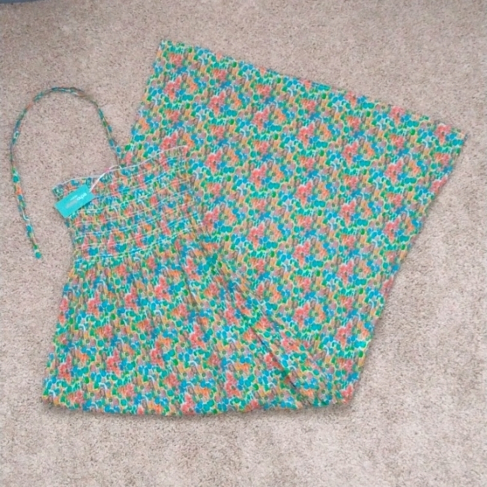 NWT Echo Design Beach Coverup Maxi Convertible